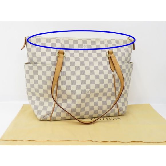 Louis Vuitton Totally MM Tote Bag Damier Azur - Picture 9 of 9